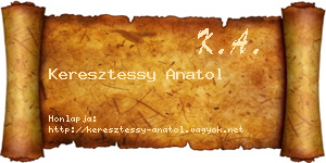Keresztessy Anatol névjegykártya